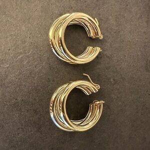 Elegant Gold Hoop Earrings